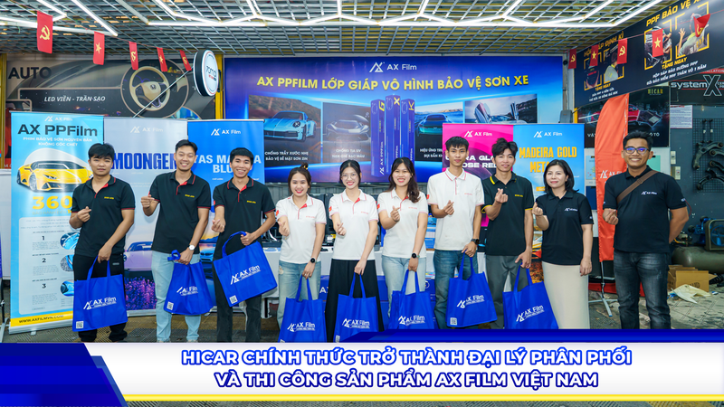 HICAR chính thức trở thành Đại lý phân phối và thi công sản phẩm AX Film Việt Nam